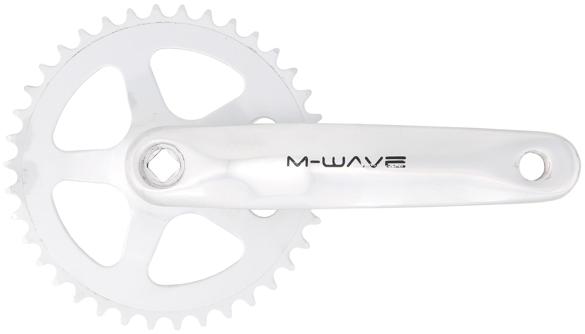 M-wave crankstel crankset 1-speed alu steel