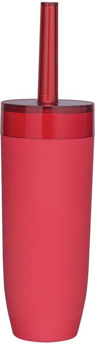 Sealskin bloom - toiletborstel met houder - vrijstaand - rood