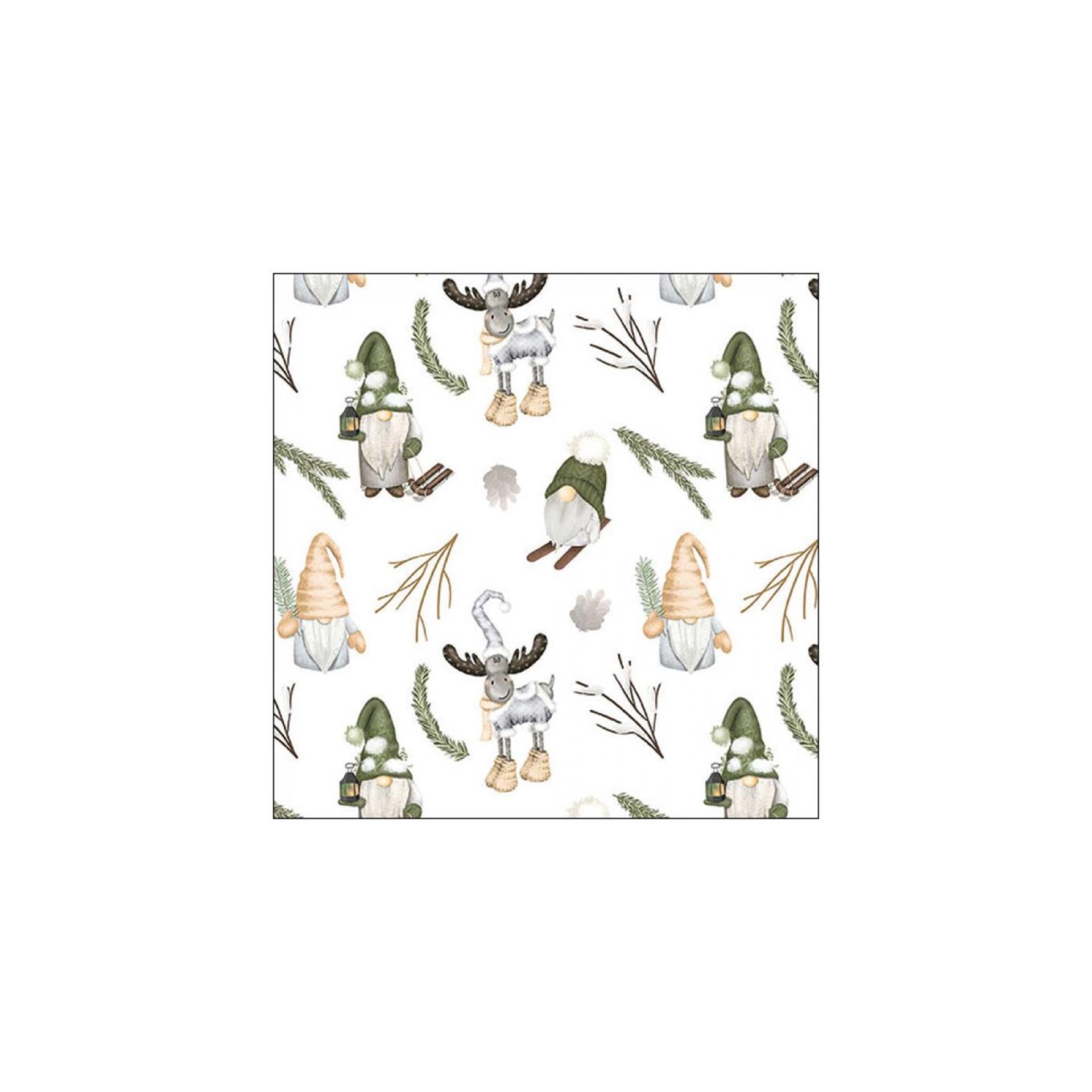 Ambiente servetten 33cm forest gnomes