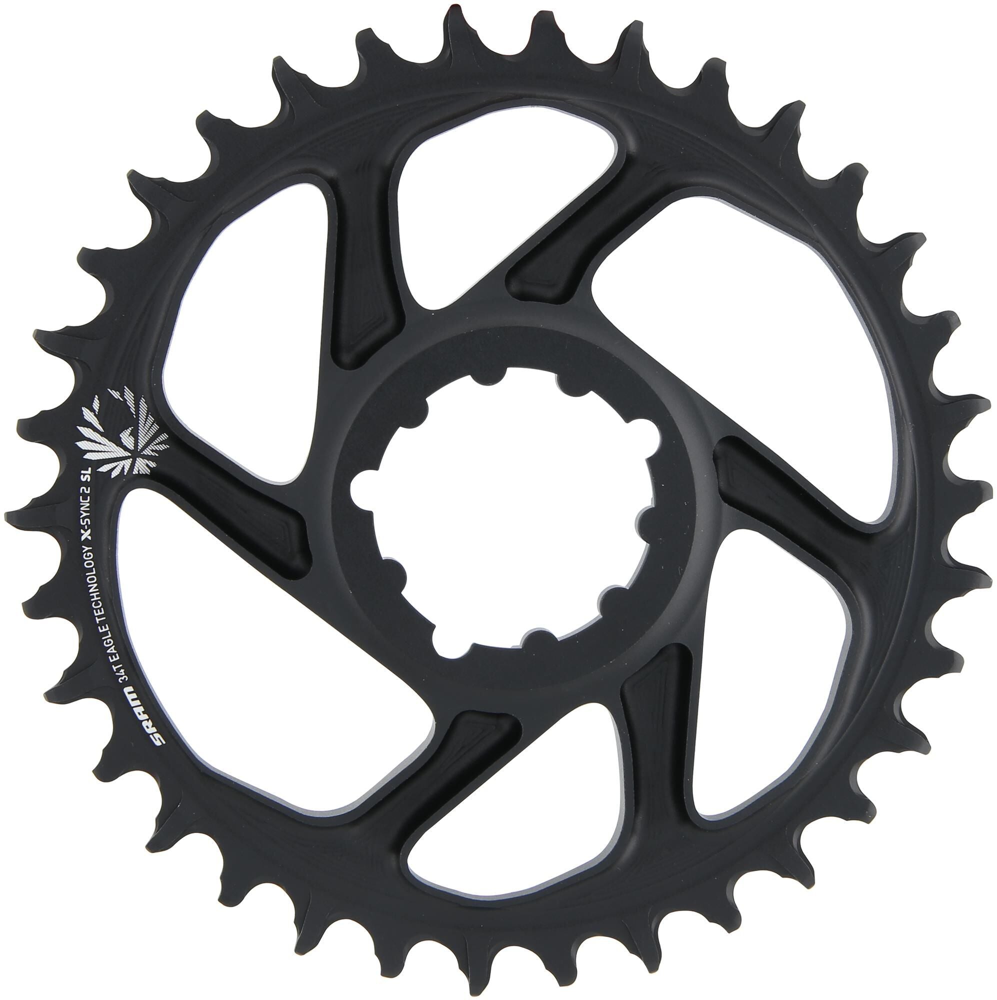 Sram kettingblad x-sync2 sl chain ring x-sync2 sl 34 teeth alu black