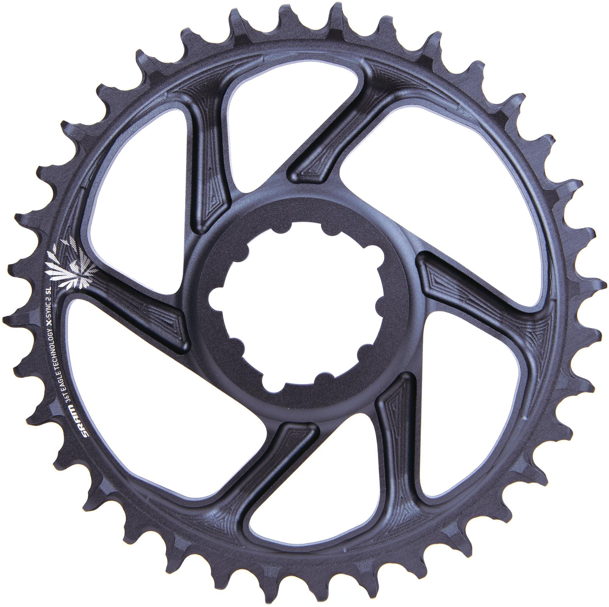 Sram kettingblad x-sync2 sl chain ring x-sync2 sl 36t. alu lunar grey