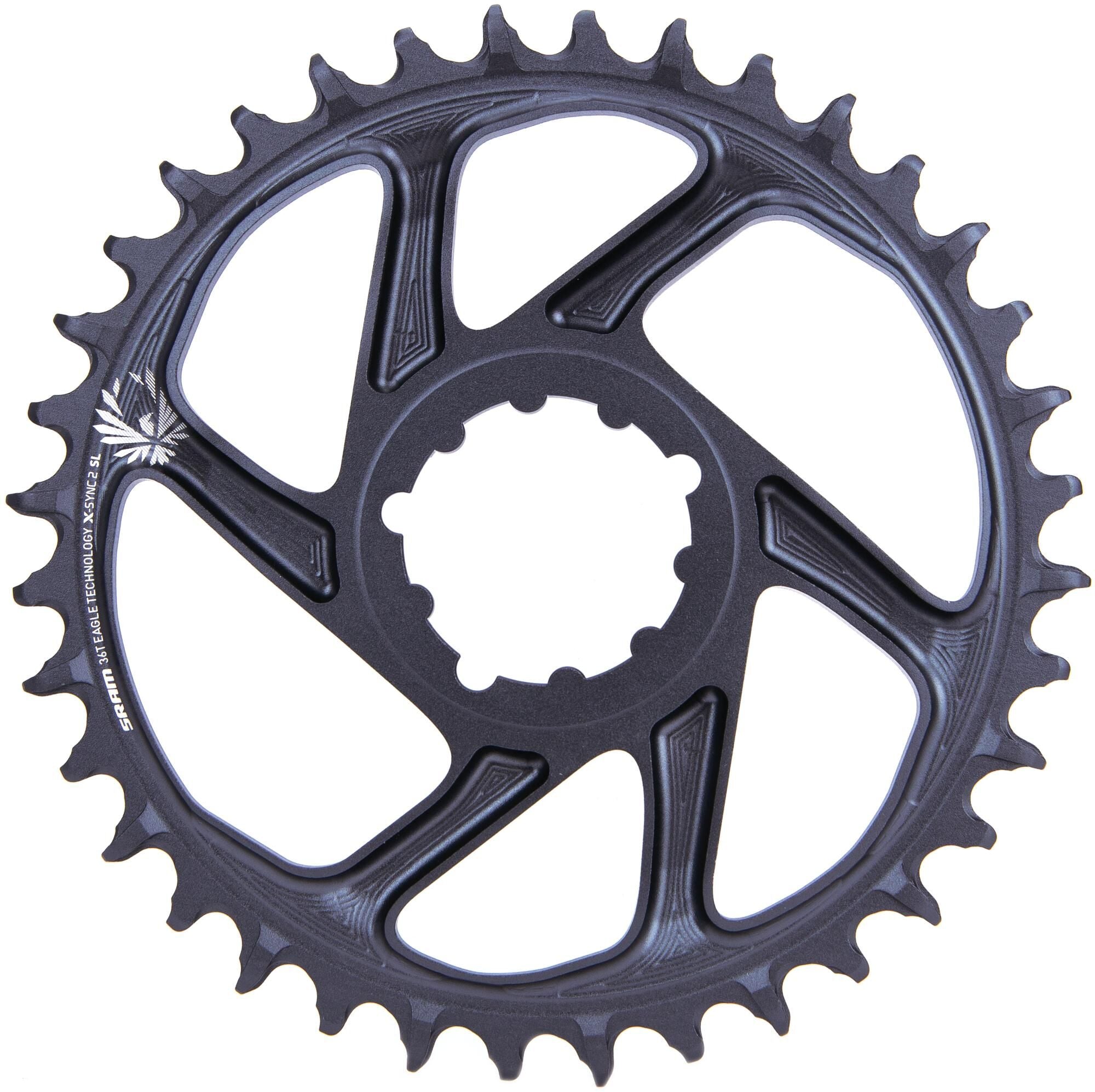 Sram kettingblad x-sync2 sl chain ring x-sync2 sl 36t. alu lunar grey