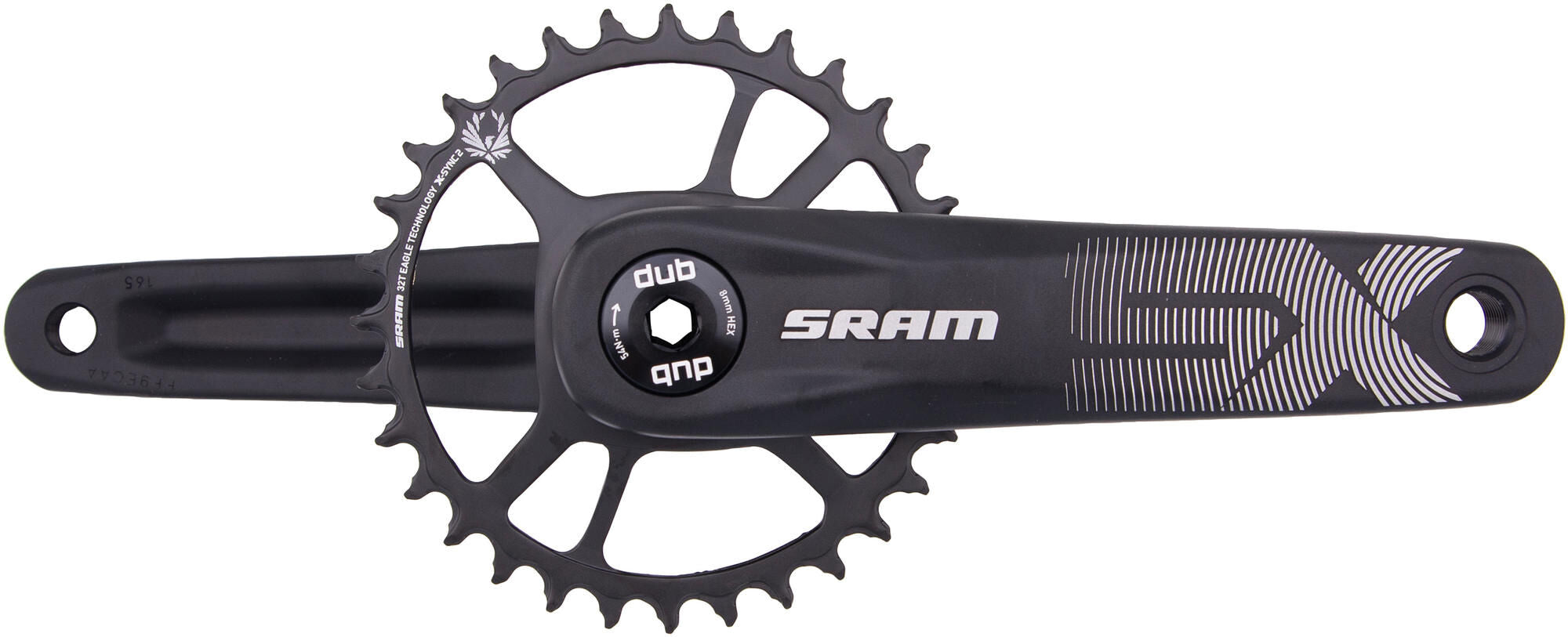 Sram crankstel sx eagle crankset sx eagle dub 32t 165mm