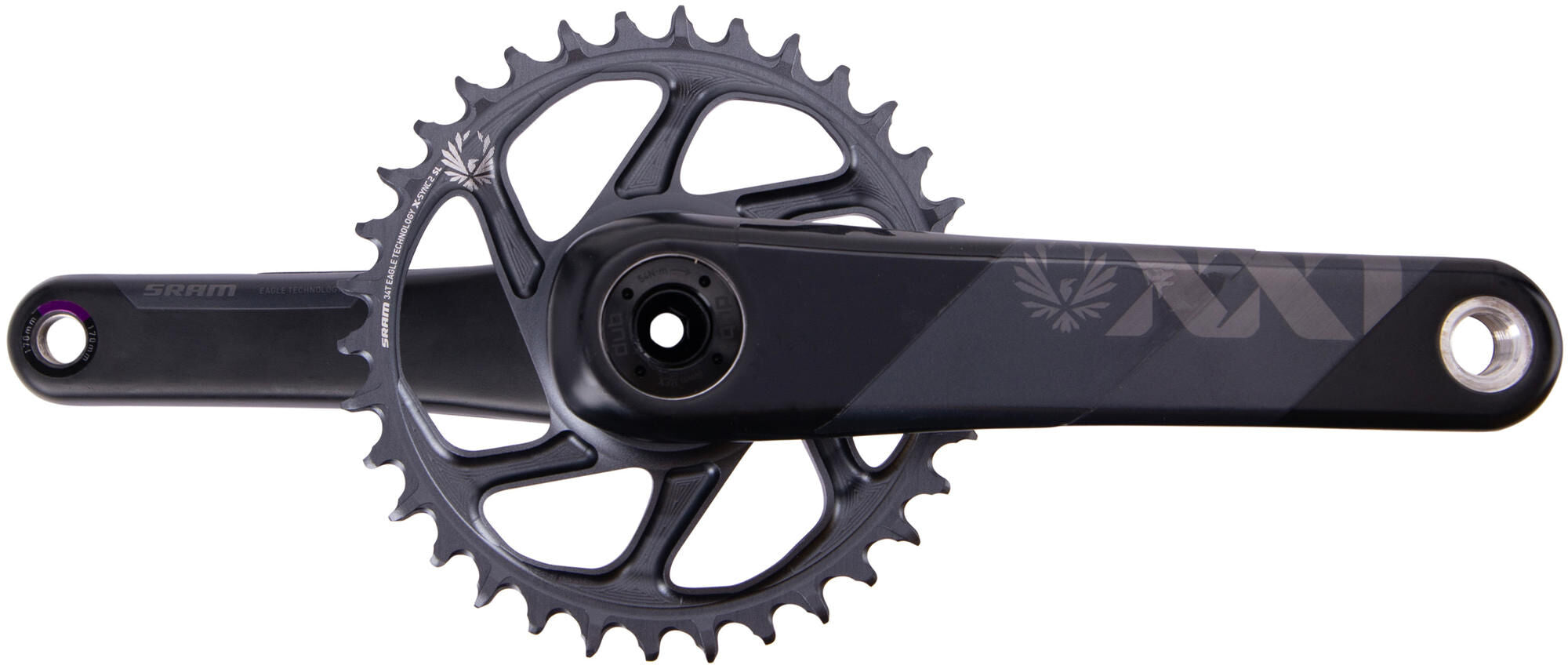 Sram crankstel xx1 eagle crankset xx1 eagle 34t cannondale ai 170mm