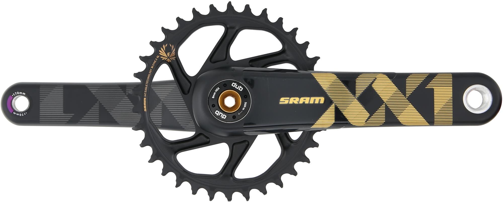 Sram crankstel xx1 eagle crankset xx1 eagle 34t boost 170mm