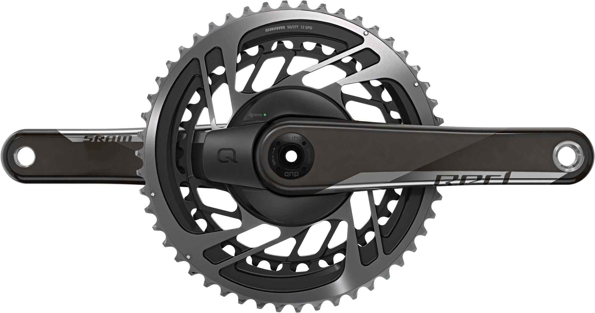 Sram crankstel red axs krg quarq red axs dub 48 35 z. 172.5 mm