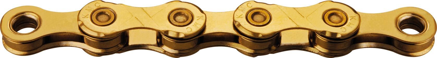 KMC ketting x12 12v 126l gewaxt ti-n goud