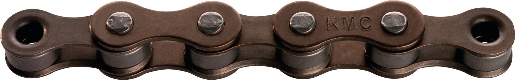 Kmc ketting 1 2-1 8 112l s1 breed bruin bulk per 25
