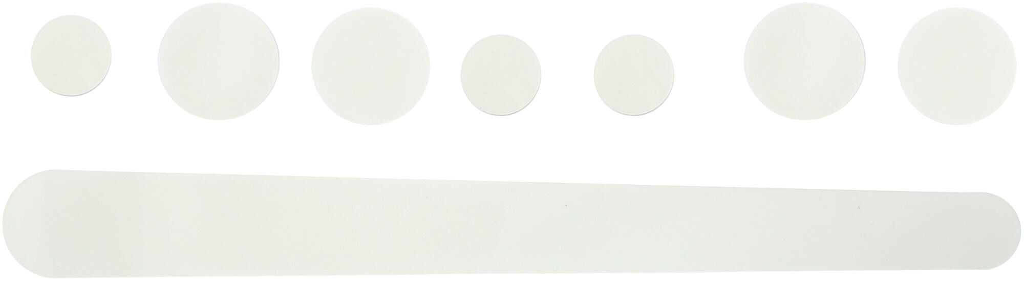 Contec achtervork frame beschermset full screen ct frame prot.full screen set, transparent