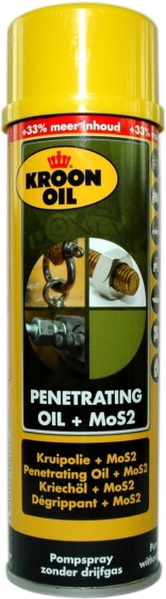 Kroon Oil Dégrippant + atomiseur pompe MOS2 300ml 40016