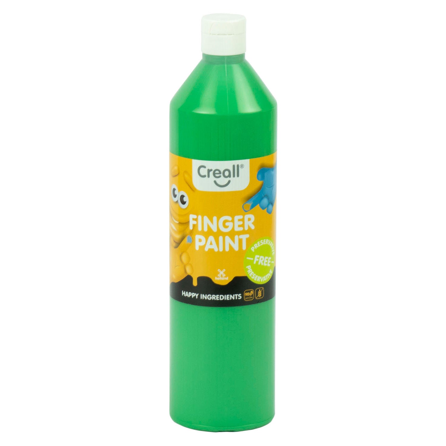 Creall Finger Paint Preservative-Free Green, 750ml