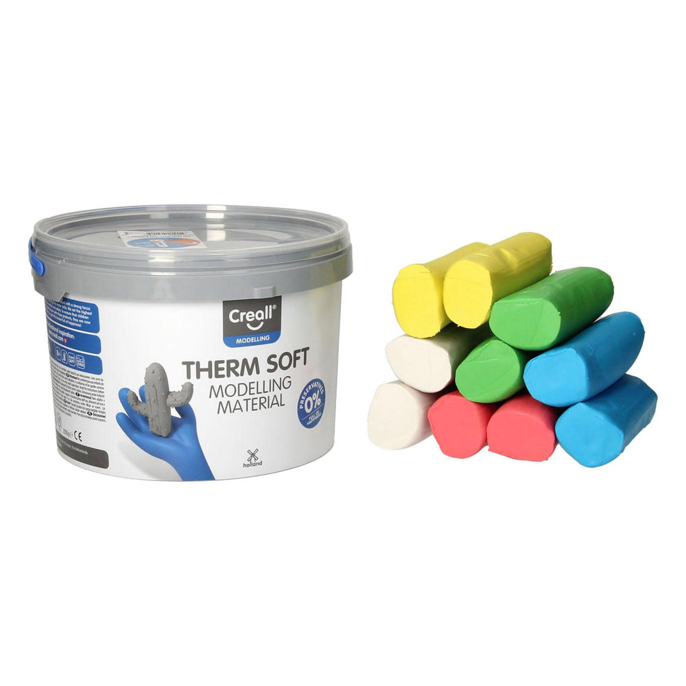 Creall therm soft klei - 5 kleuren klei - 2000gr.