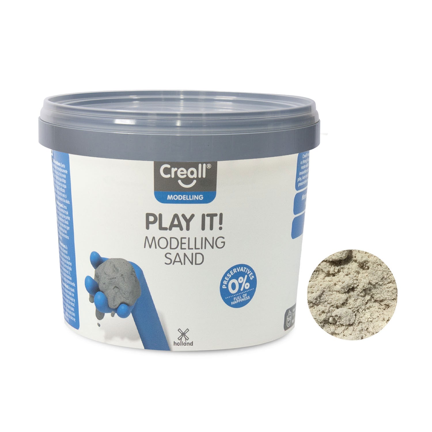 Creall play it speelzand naturel, 750gr.