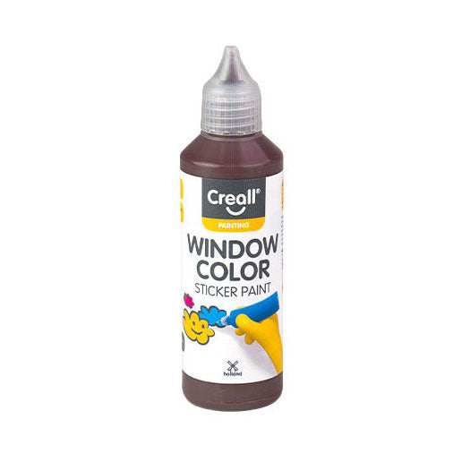 Creall raamverf bruin - 80ml