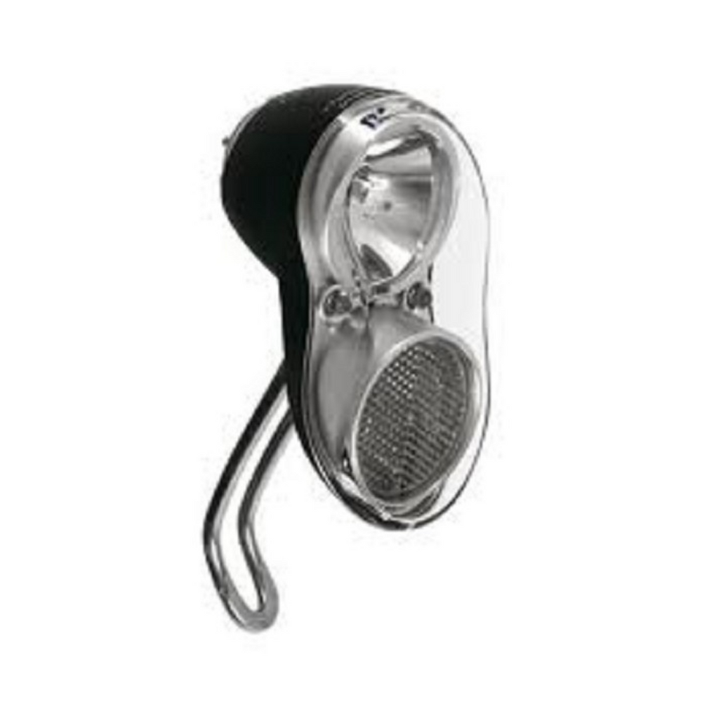 FALKX LED koplamp Style 3 LEDS met RVS beugel, incl. houder batterijen (werkplaatsverpakking).