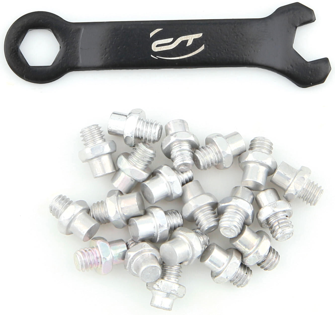 Contec mtb pedaal pins r-pins select ct pedal pins r-pins alu silver 20pcs in.key