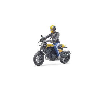 Bruder motor ducati scrambler met bestuurder