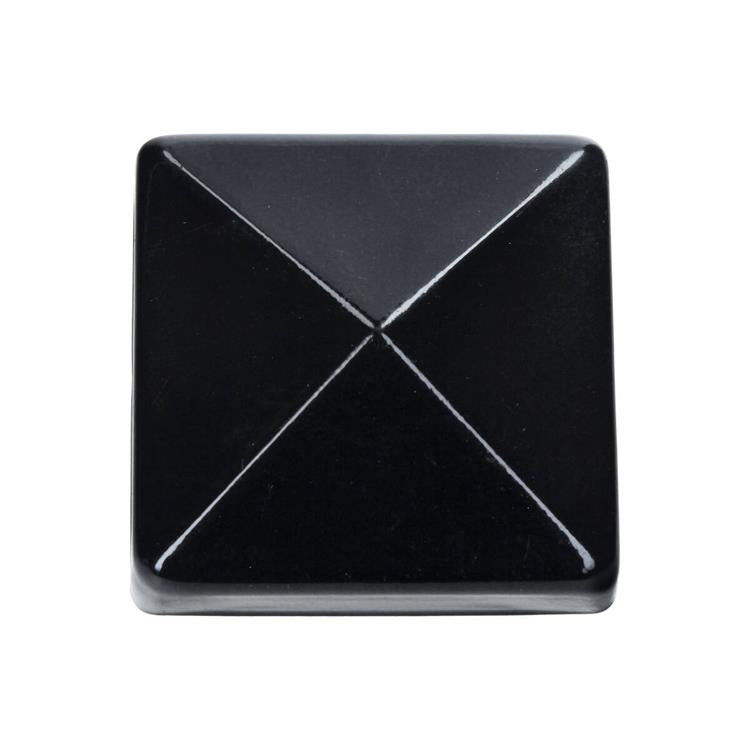 Mack 1069086 - paalornament piramide zwart 91 mm | 10 stuks