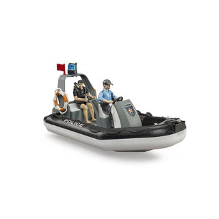Bruder politie opblaasboot met licht en geluid