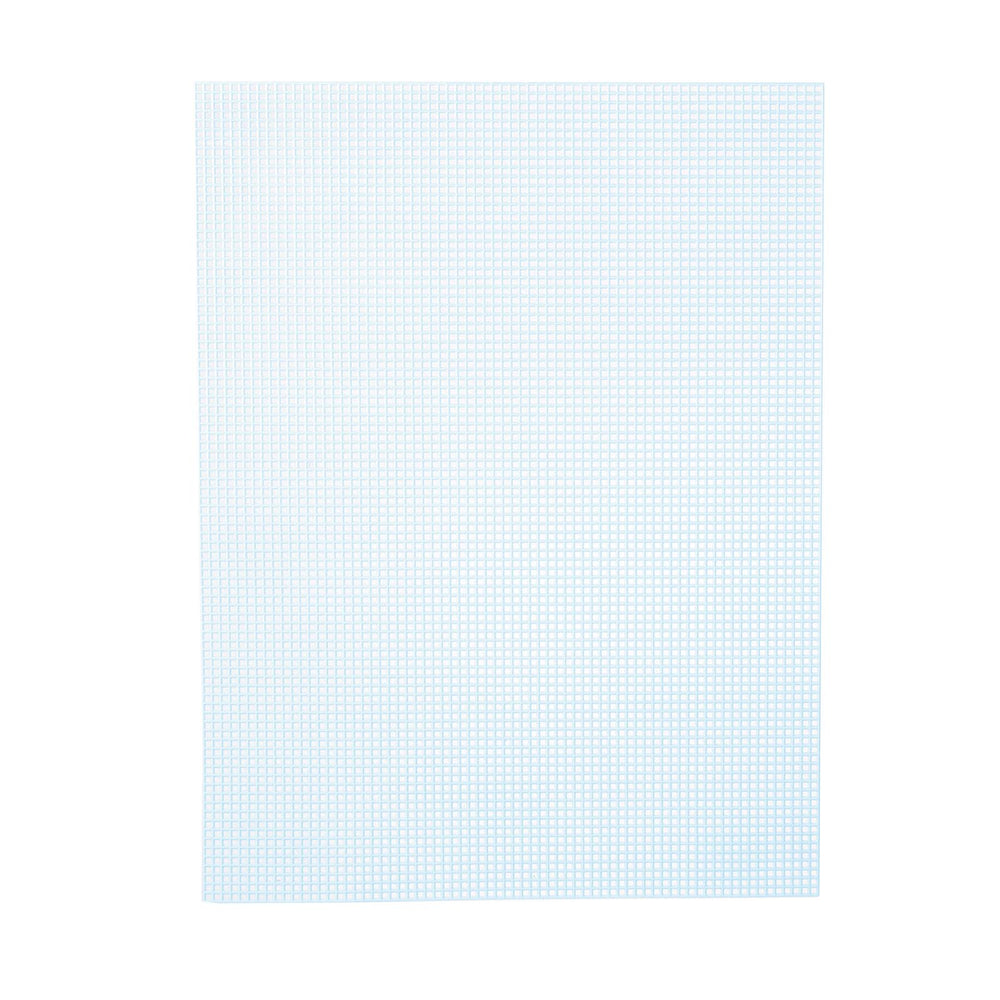 Darice • plastic stramien 26x34cm lichtblauw mesh:7
