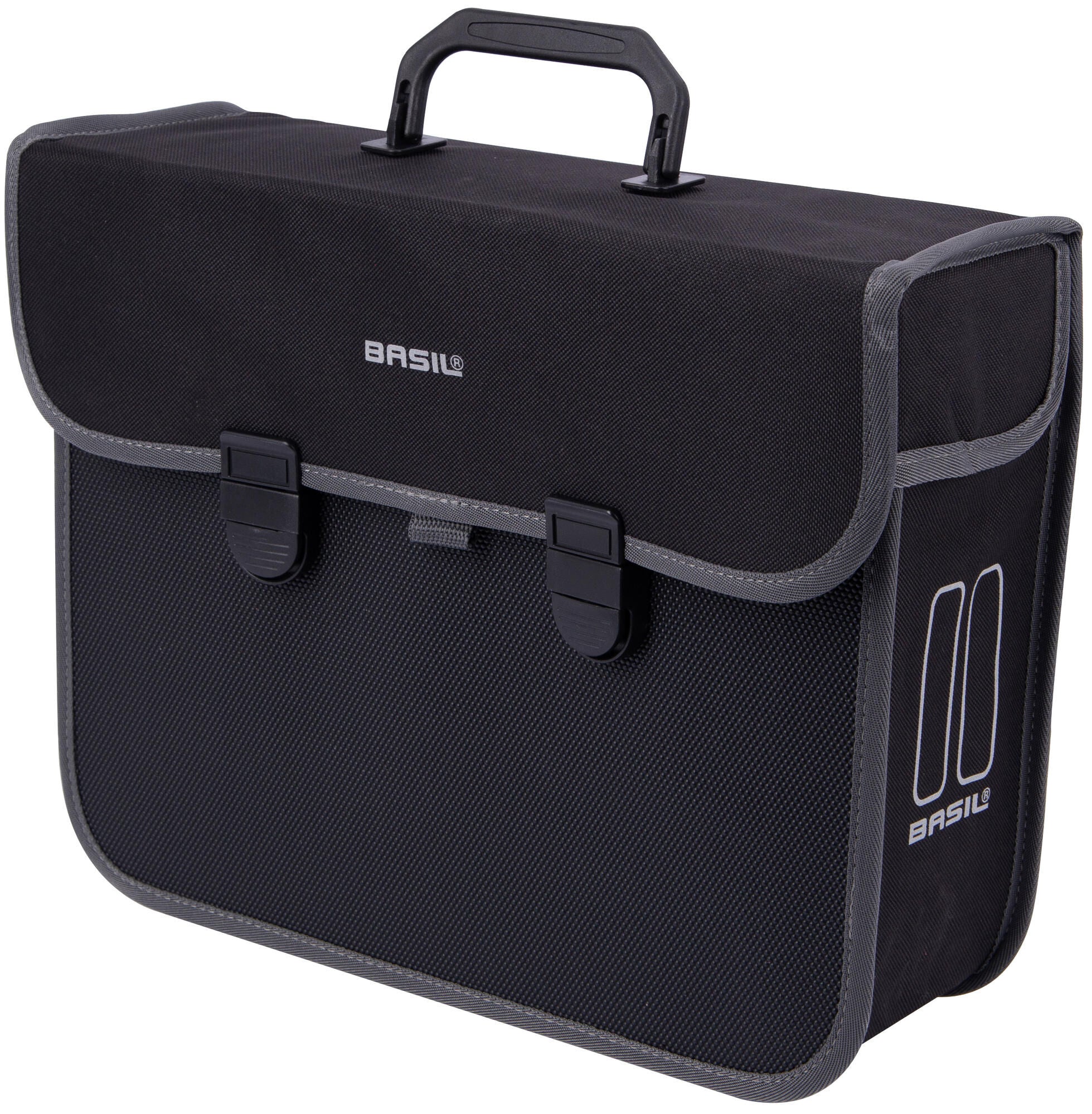 Basil Malaga Fietstas Zwart 13L