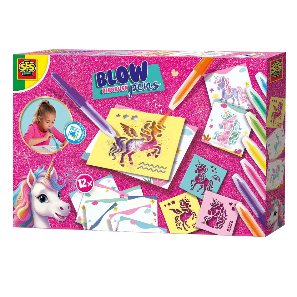 Ses blow airbrush pennen - eenhoorn