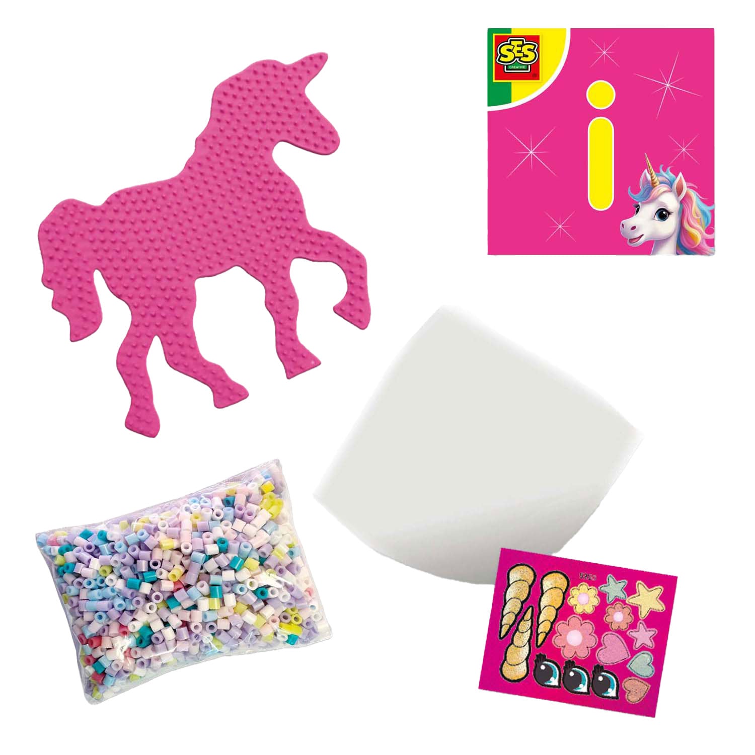 Ses unicorn - strijkkralen