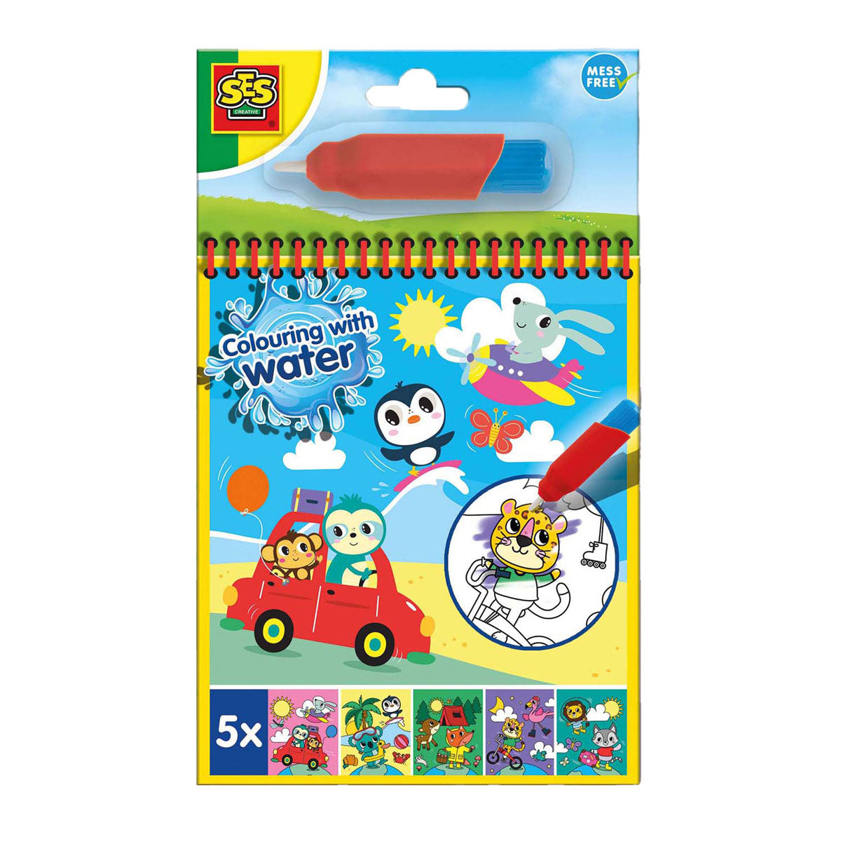 Ses kleuren met waterkleurboek - op reis