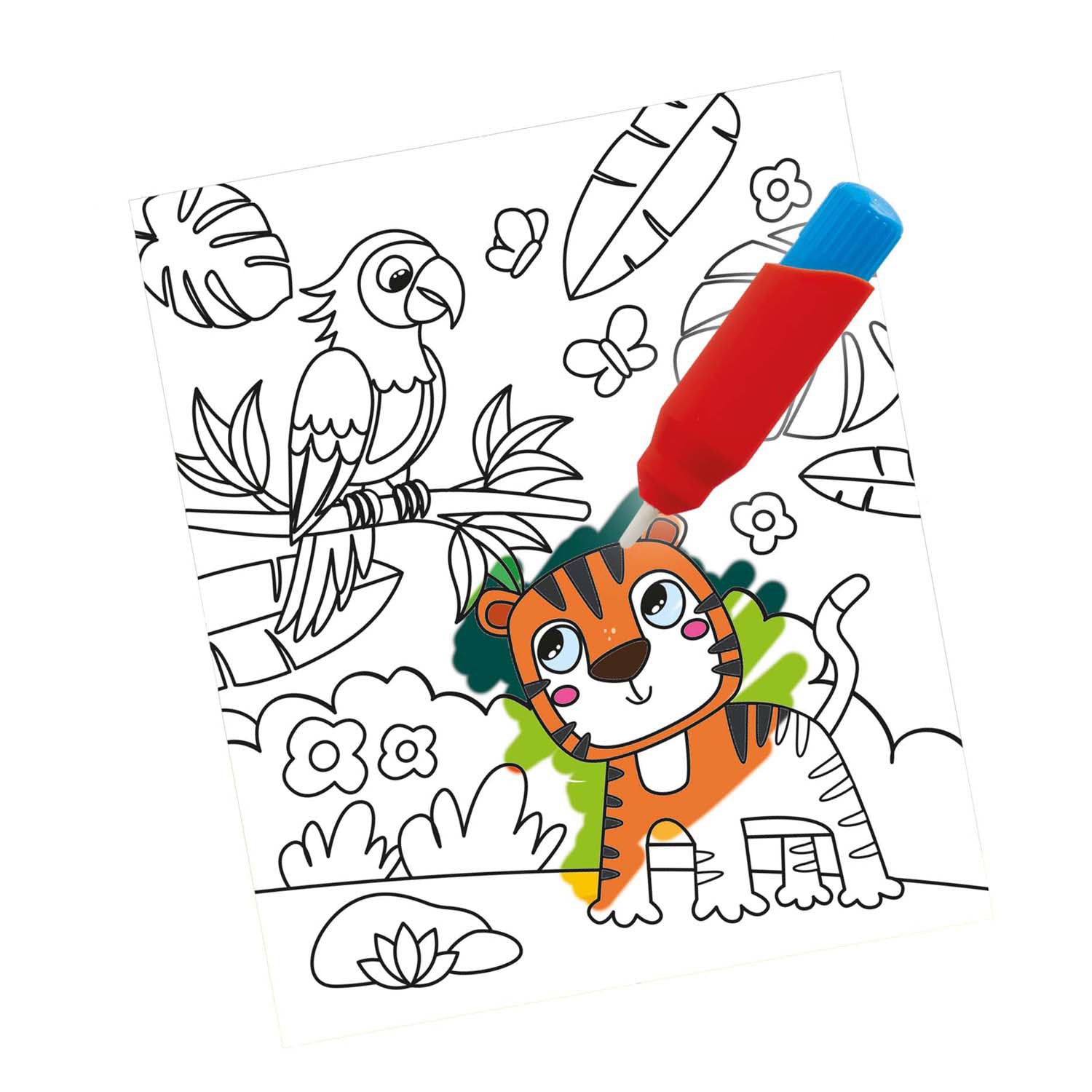 Ses kleuren met waterkleurboek - op reis