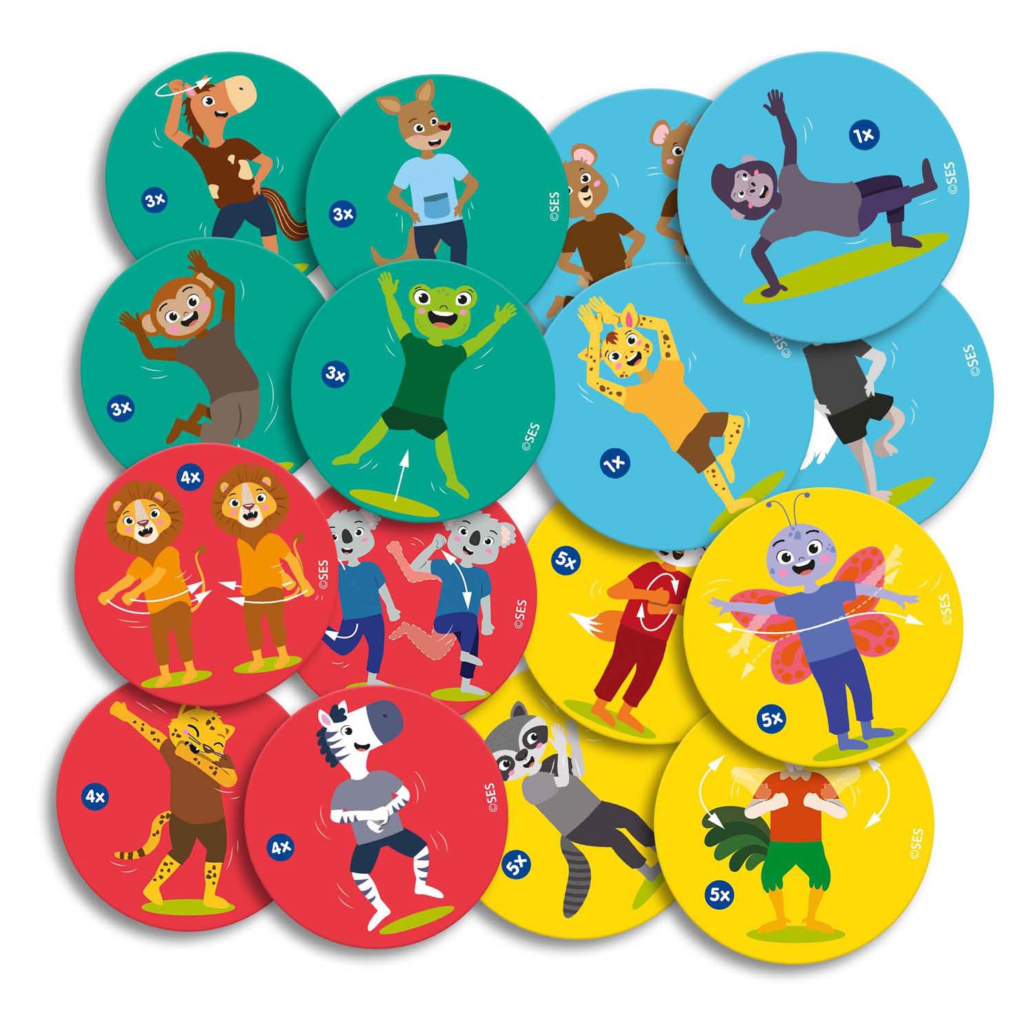 Ses dansbewegingen dieren