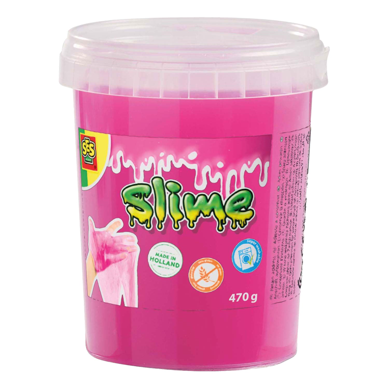 Ses creative ses slime - neon roze 470g