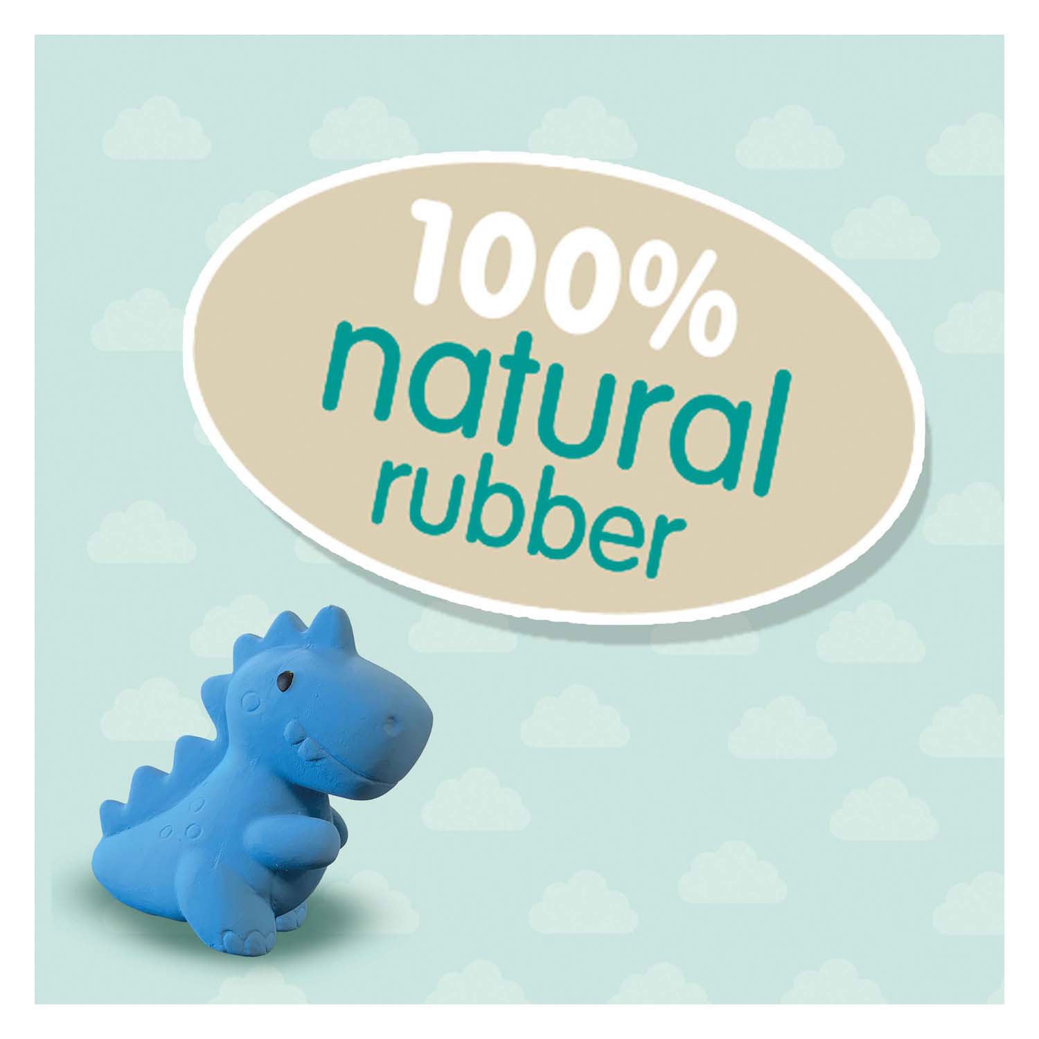 Ses bad t-rex - 100% natuurlijk rubber