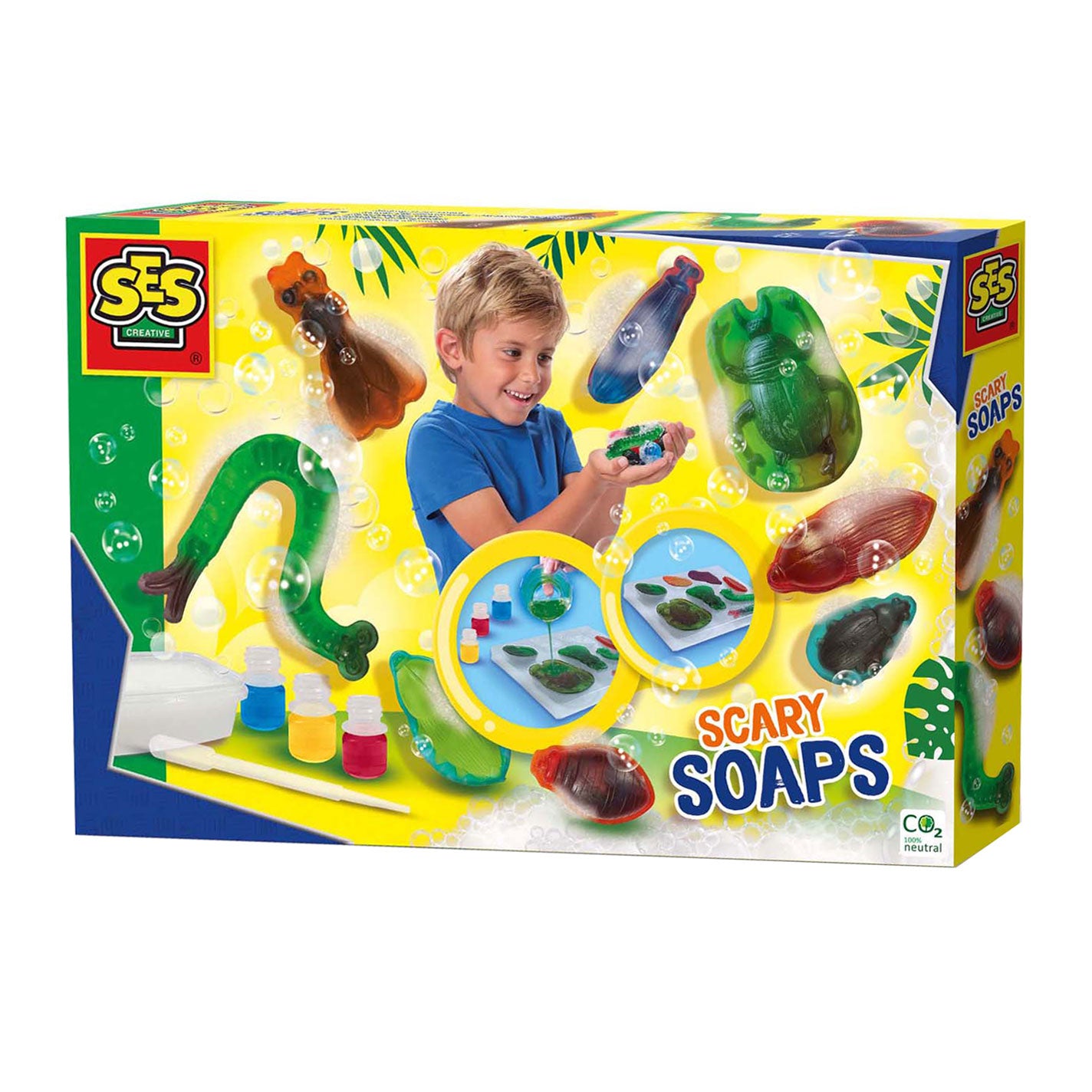 Ze gieten wat zeepjes