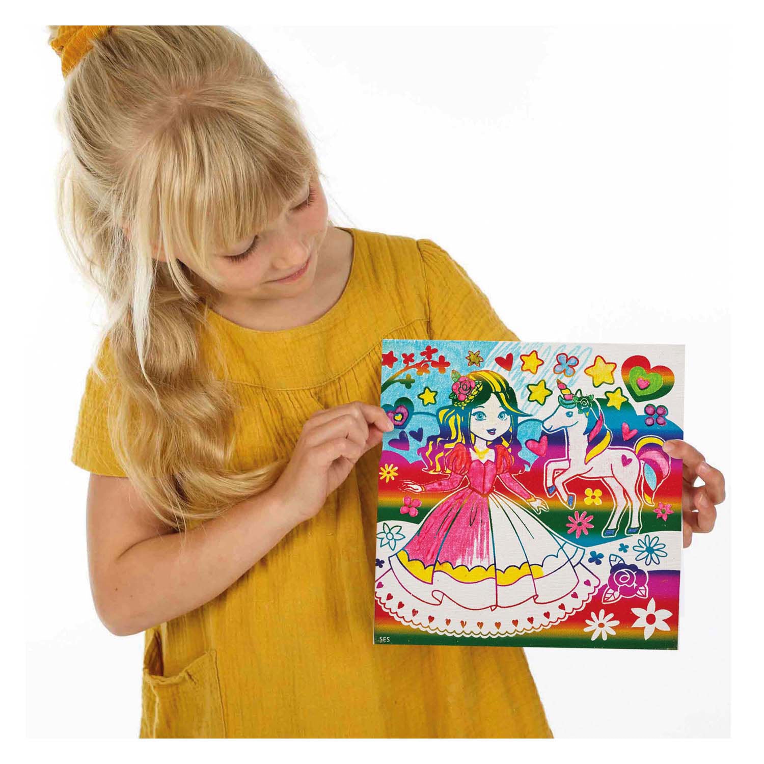 Ses metallic kleur canvas