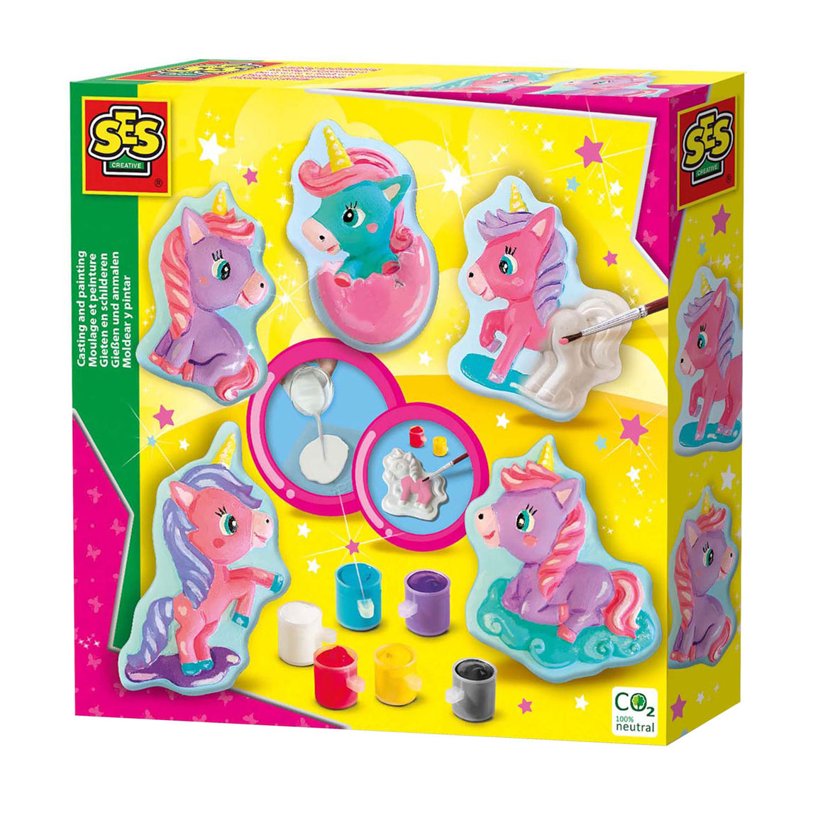 Ses gieten en schilderen baby unicorns