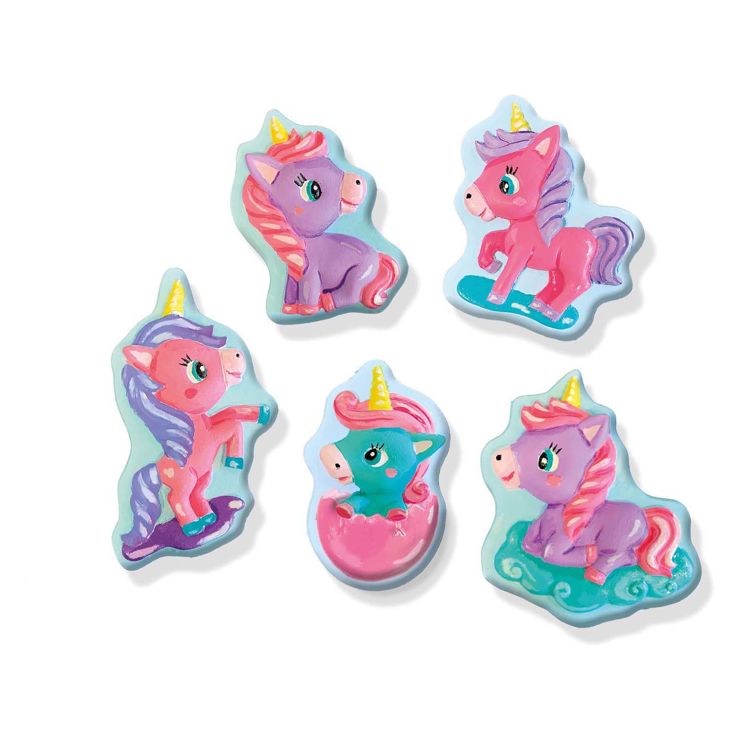 Ses gieten en schilderen baby unicorns