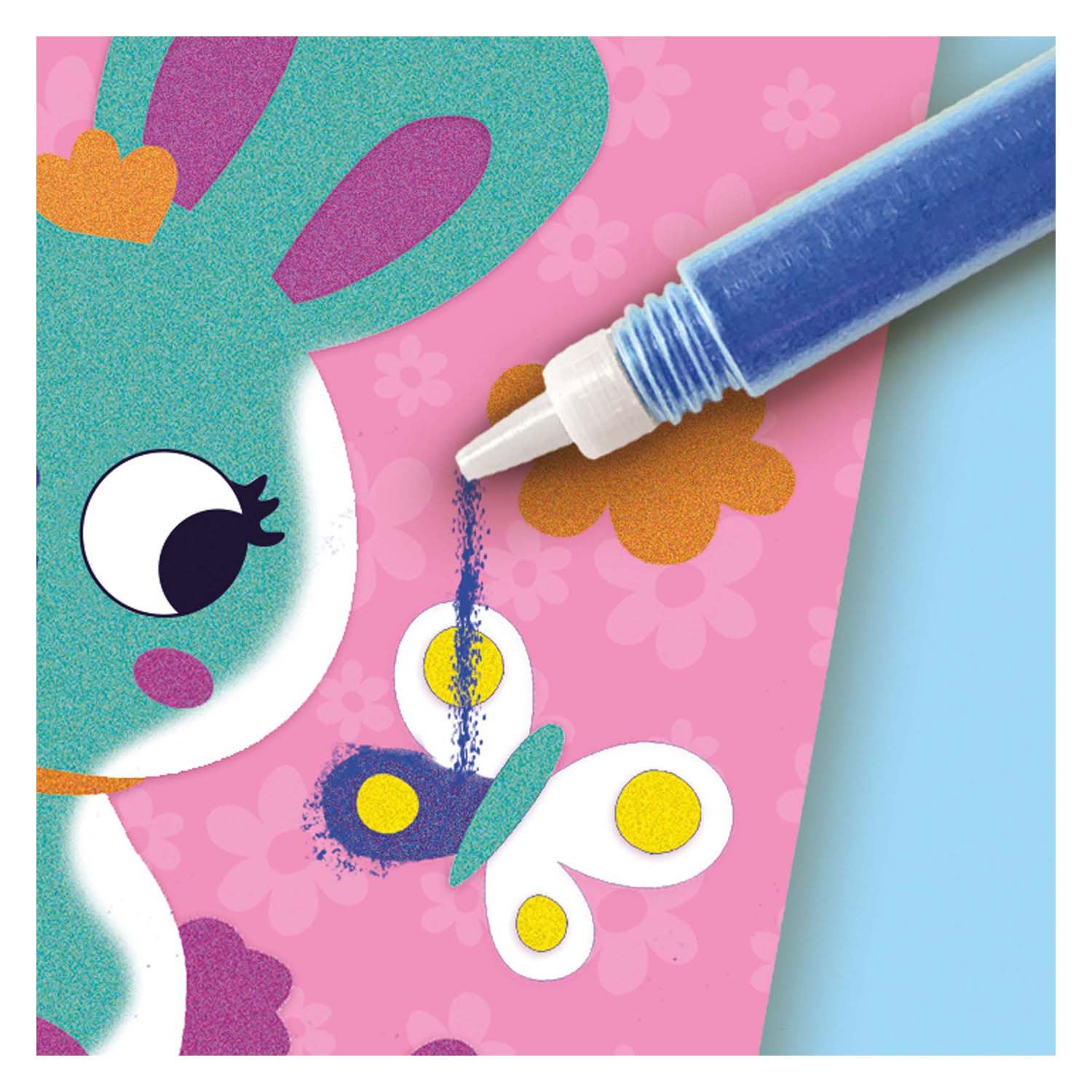 Ses zandzandkunst - bosdieren