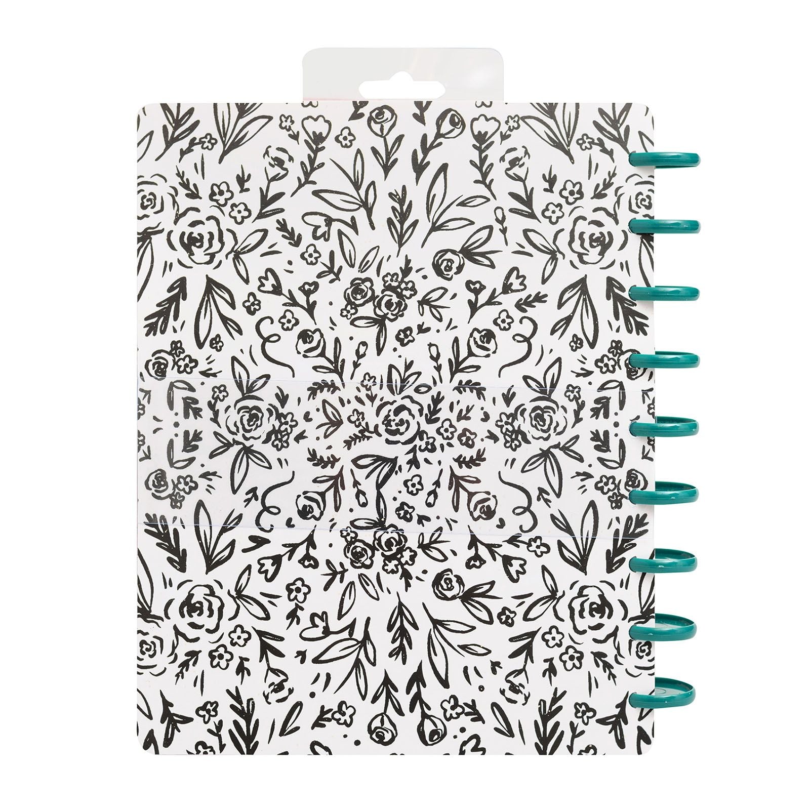 Crate paper • day-to-day dashboard planner black and white floral