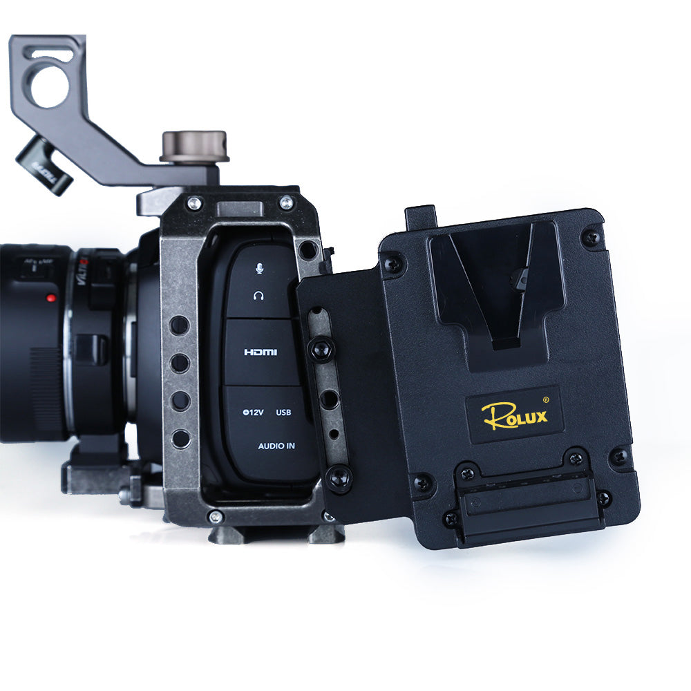 Rolux Mini V-Mount Batterijplaat RL-AC12S