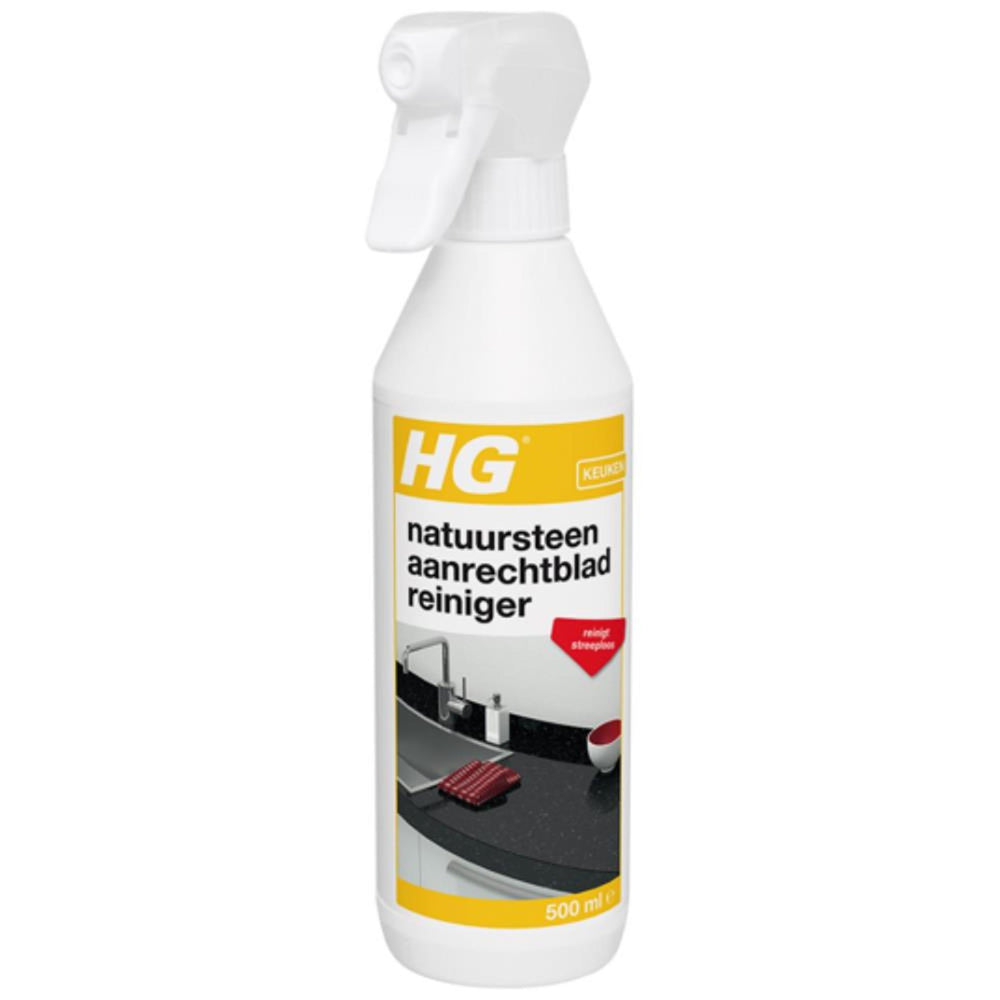 Hg aanrechtbladreiniger - natuursteen - keukenreiniger - 1x 500ml