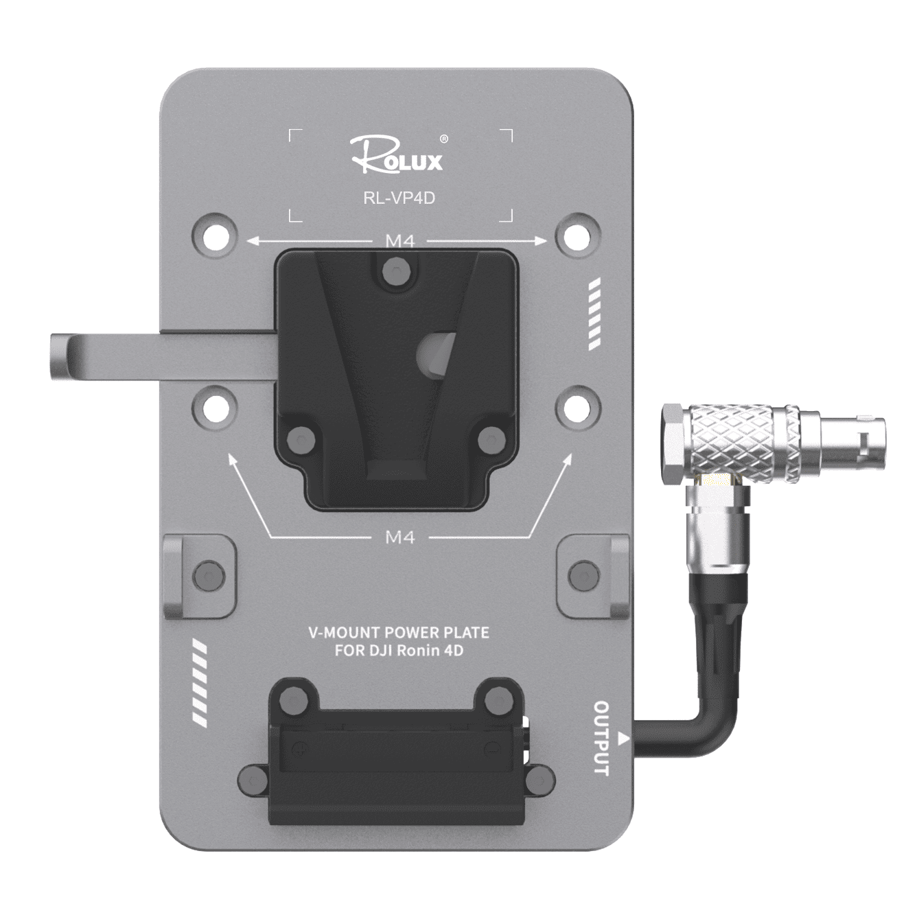 Rolux v-mount battery plate rl-vp4d voor dji ronin 4d