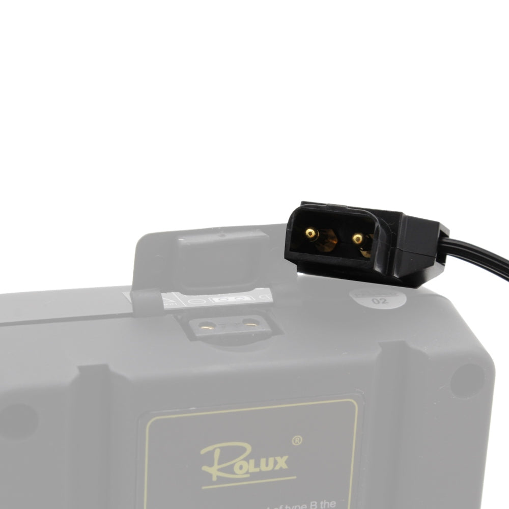 Rolux 4-pins XLR vrouwelijk met mannelijk D-tap RL-C5