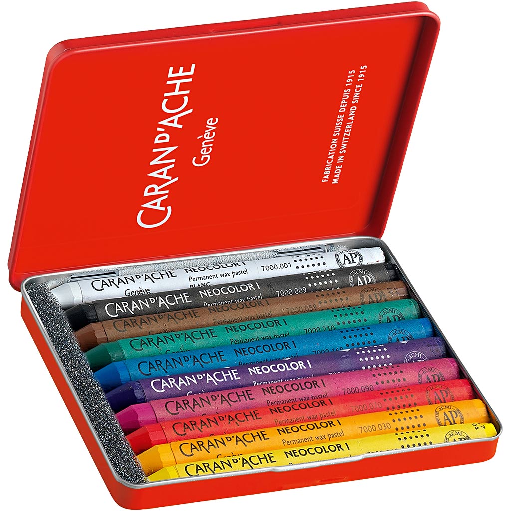 Caran d'ache https: www.cchobby.nl caran-d-ache-neocolor-i-l-10-cm-dikte-8-5-mm-diverse-kleuren-10-stuk-1-doos