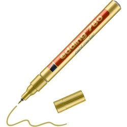 Lakmarker edding 780 0,8mm goud ronde punt