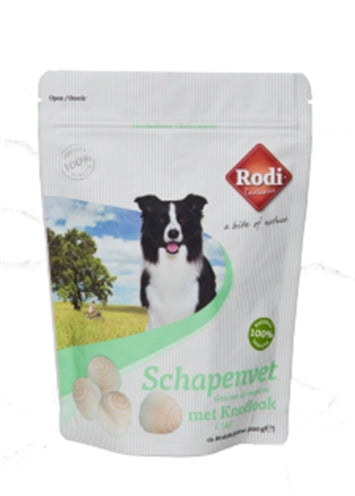Rodi exclusieve schapenvet bonbons knoflook