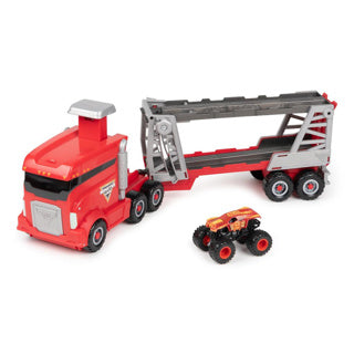 Spinmaster Monster Jam 1:64 Lanceer en ga transporter