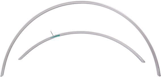 Curana spatbordset clite fender set c-lite,28 ,55mm,sil.