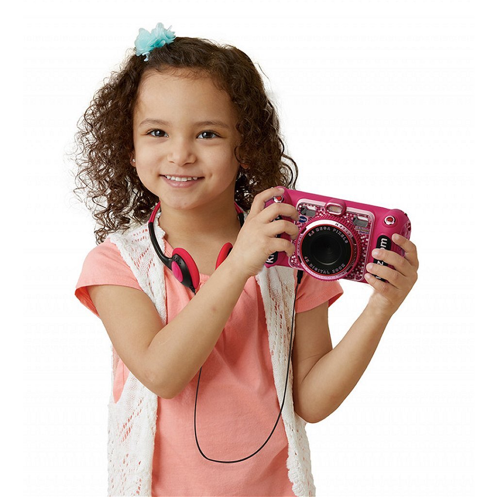 Vtech kidizoom duo dx roze + licht en geluid