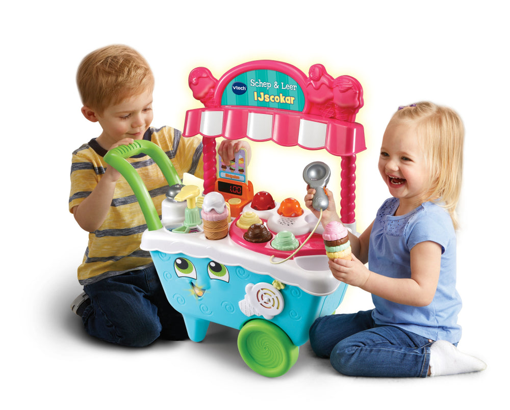 VTech IJscokar Schep Leer junior blauw roze 26-delig