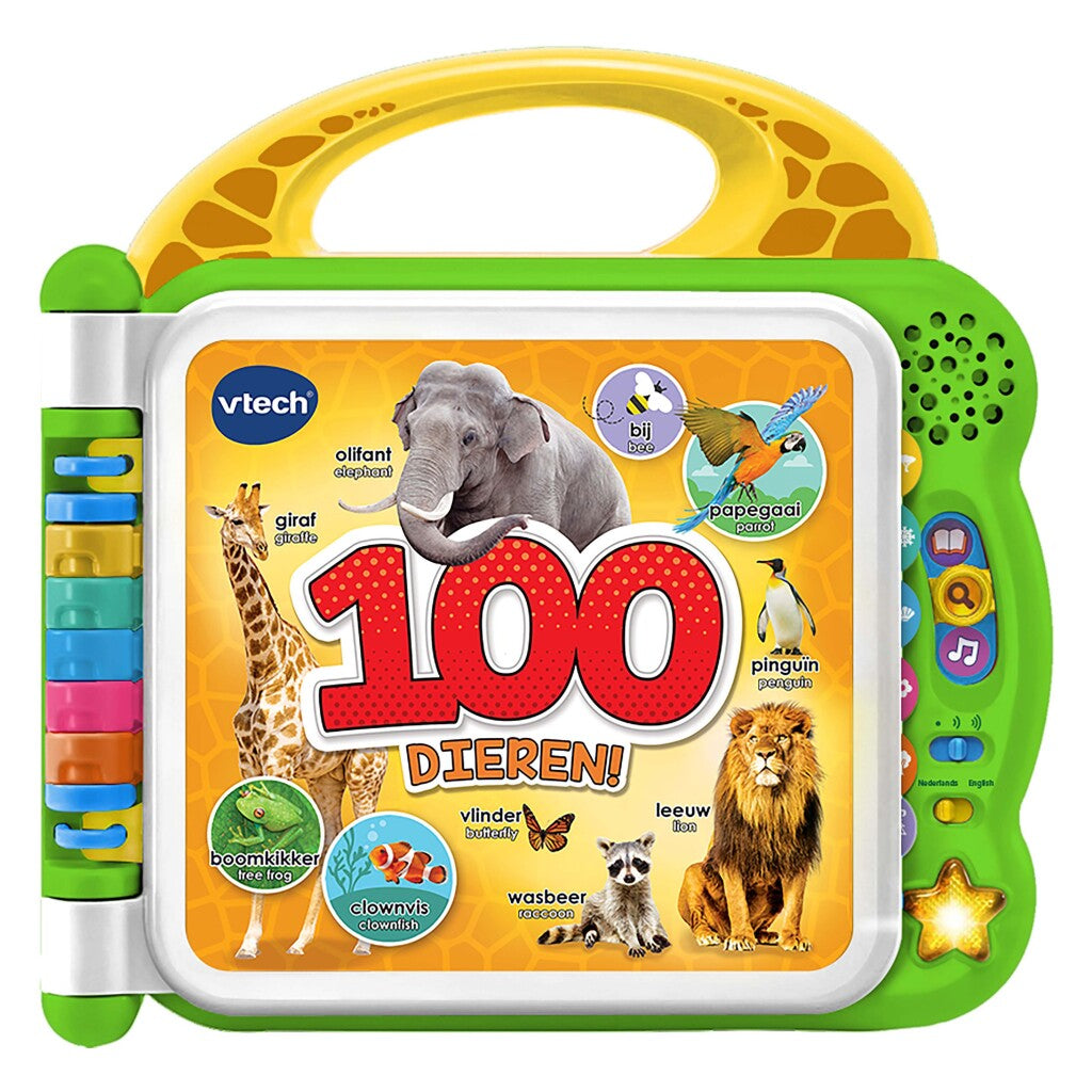 VTech Kinderboek Mijn eerste 100 woorden Dieren groen